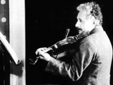 Albert Einstein tocando el viol�n