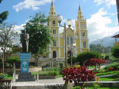 Plaza Bolívar de Bailadores, Mérida. Venezuela